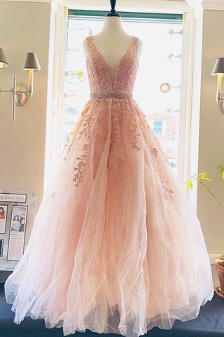 products/A_line_Lace_V_Neck_Pink_Prom_Dresses_with_Appliques_Long_Cheap_Evening_Dresses_PW730.jpg