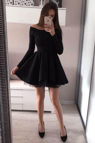 products/A_line_Long_Sleeve_Black_Satin_Short_Prom_Dresses_Above_Knee_Cocktail_Dresses_PW659-3.jpg