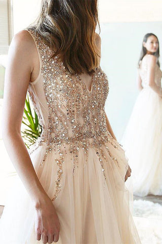 products/Elegant_Tulle_V_Neck_Beaded_Rhinestones_A-line_Prom_Gowns_Slit_Long_Prom_Dresses_PW530.jpg