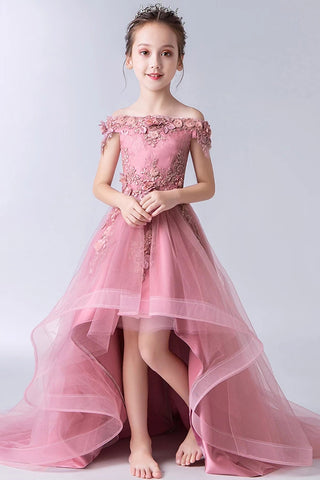 products/Gorgeous_Pink_Off_the_Shoulder_With_Lace_Appliques_High_Low_Tulle_Flower_Girl_Dresses_FG1007.jpg