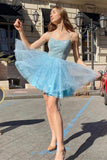 Pretty A Line Homecoming Dress With Stars PD1122