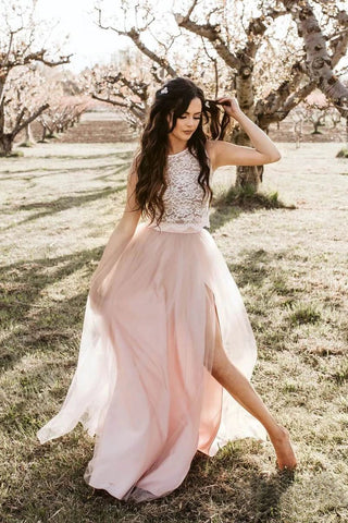 products/Round_Neck_Tulle_Two_Piece_Pink_Boho_Wedding_Dresses_with_Slit_Beach_Wedding_Dress_W1094.jpg