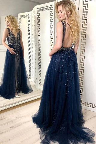products/Sexy_Navy_Blue_Tulle_Sequins_V_Neck_Prom_Dresses_Long_Backless_Formal_Prom_Dress_PW799-2.jpg