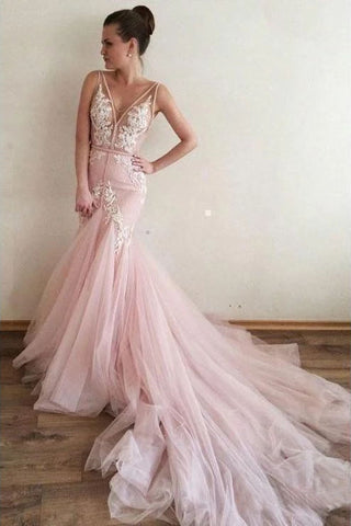 products/Sexy_Pink_Tulle_Mermaid_Wedding_Dresses_Backless_V_Neck_Lace_Bodice_Bridal_Dresses_W1093-1.jpg