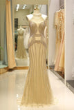 Shiny Mermaid Sleeveless Halter Beading Tulle Court Train Prom Dress Party Dress WH60713