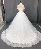 Ball Gown Off the Shoulder Sweetheart Wedding Dress W1240
